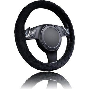 car Steering Wheel Cover Soft Velvet Warm Universal Size 15 inches SUV Truck